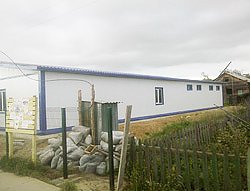  Магазин-склад на 560 кв.м. из сэндвич-панелей, построенная компанией Альянс -  Магазин-склад на 560 кв.м., с.Усть-Цильма, республика Коми