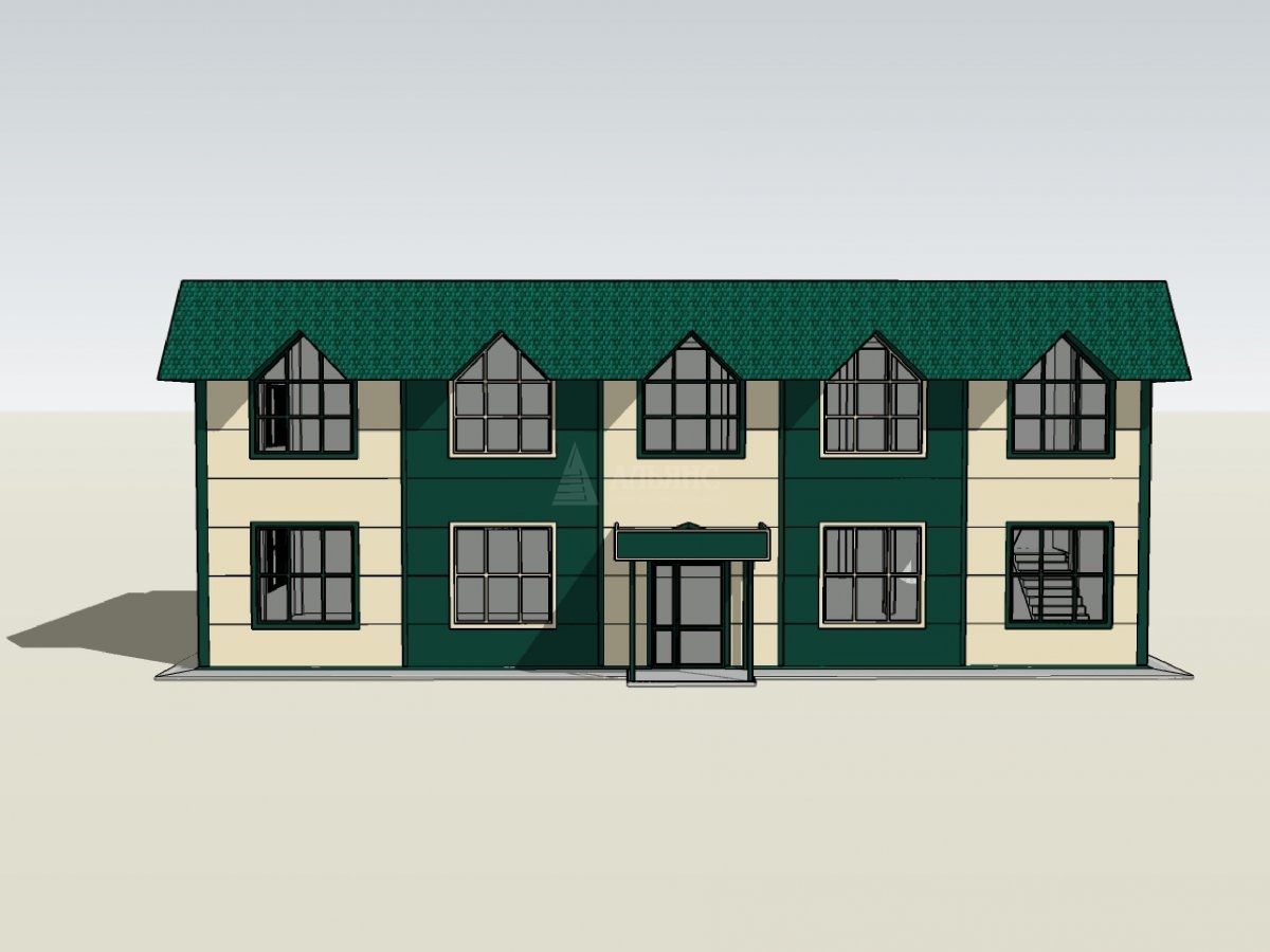 3D визуализация Магазин из сэндвич-панелей - фото 6