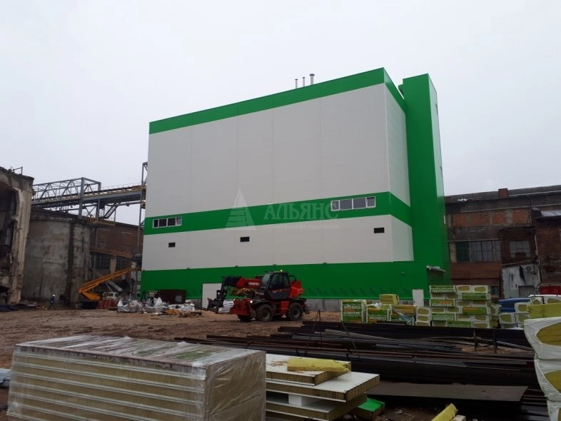 Цех бумажного комбината АО "Волга" из сэндвич-панелей - фото 2