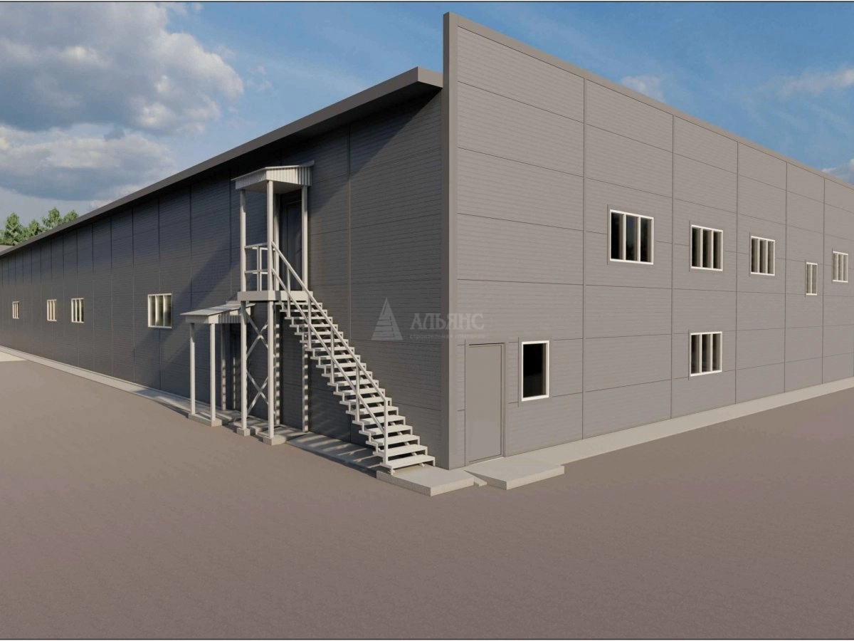 3D визуализация СТО из сэндвич-панелей - фото 4