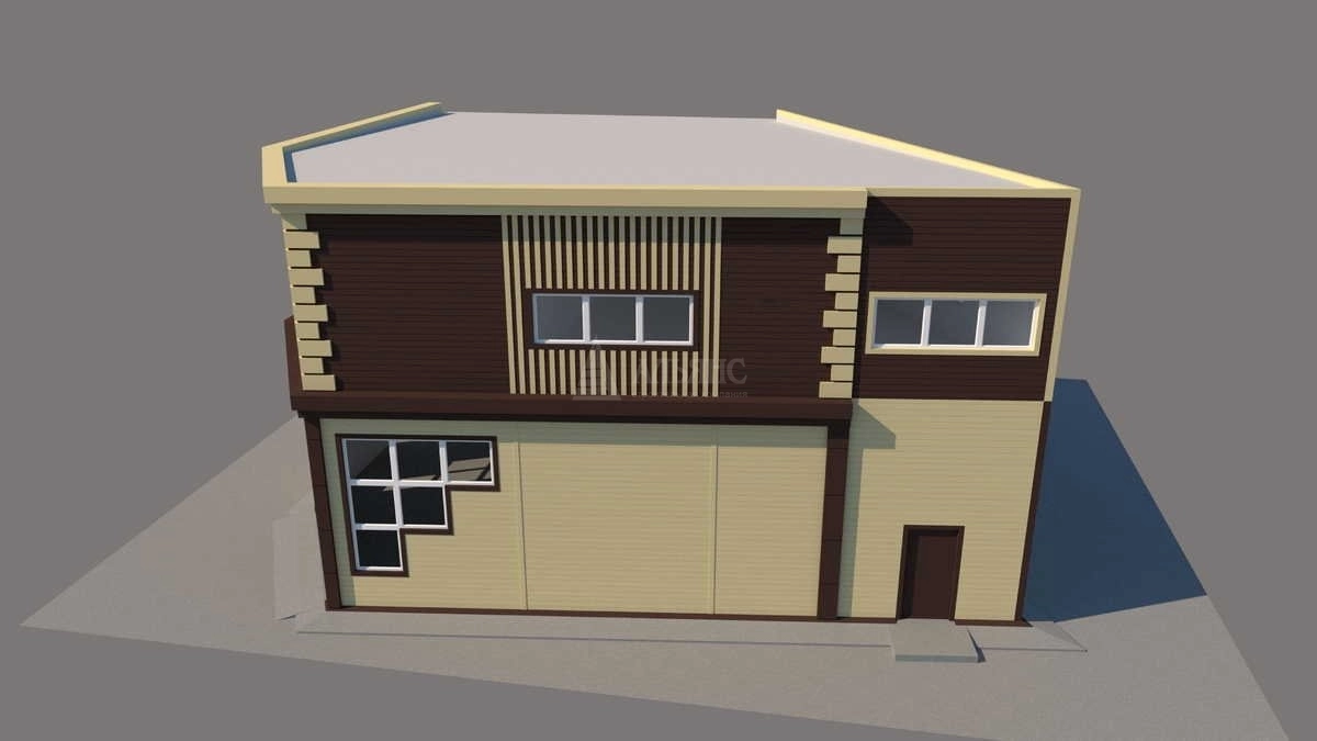 3D визуализация Склад-ангар из сэндвич-панелей - фото 17